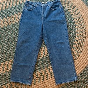 Levis Ribcage Straight Ankle Georgie-Medium Wash 14W